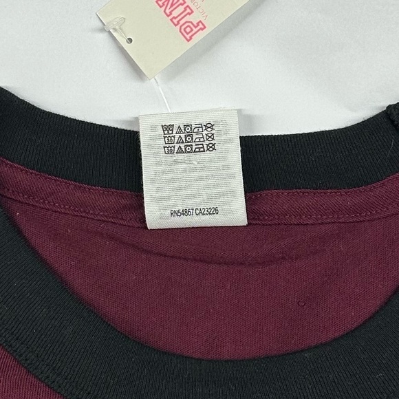 VS PINK Long Sleeve Campus Crew - Gold Sequins - Picture 6 of 6